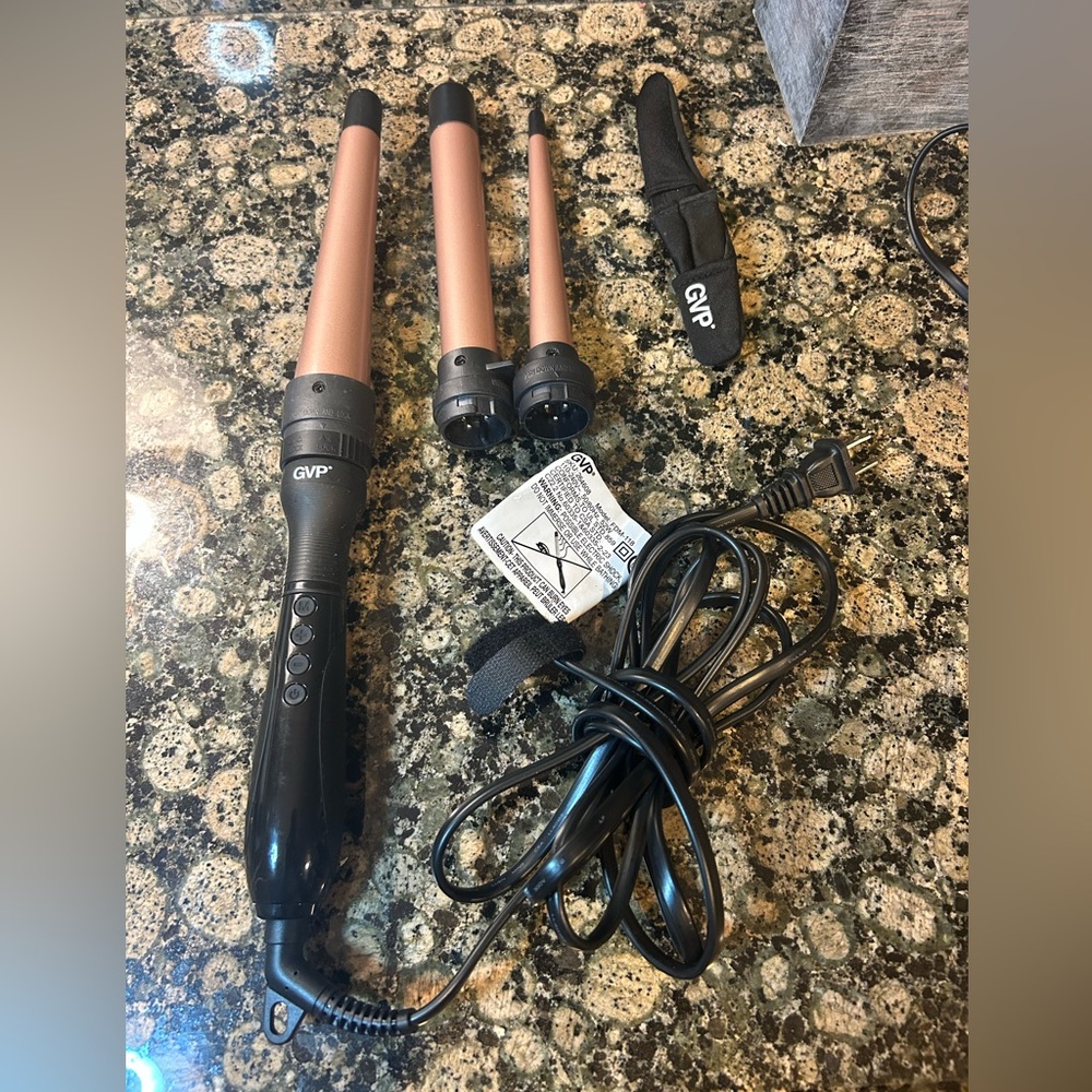 GVP Curling Wand Set with Attachments